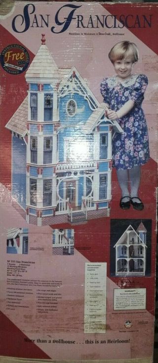 Vintage Dura - Craft San Franciscan Dollhouse Sf 555 1994