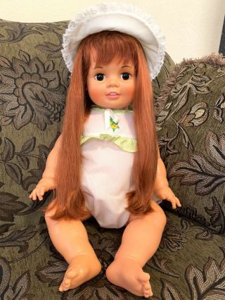 1973 Vintage Baby Crissy Doll,  Ideal Toy Co. ,  24 " Tall