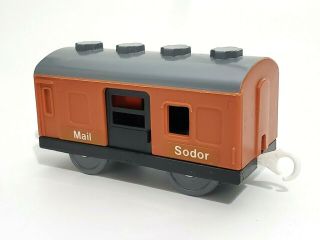 Thomas & Friends Trackmaster Railway Train Sodor Mail Car Sliding Doors Tomy