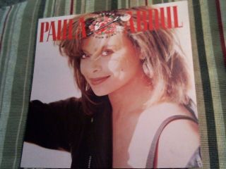 1989 Paula Abdul Forever Young Girl Album Flat Double Sided Promo Display Poster