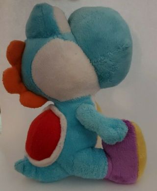 Nintendo Mario Bros.  Wii Plush Toy - 6 " Blue Yoshi