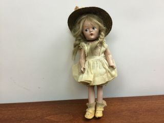 Vintage Madame Alexander Wendy Ann Doll 9in Composition Estate Find