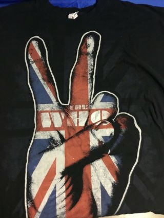 The Who Concert Souvenir Vintage 19?? T - Shirt Xl Black Euc