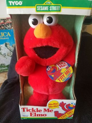 Tyco Tickle Me Elmo Doll 1996 Vintage Sesame Street