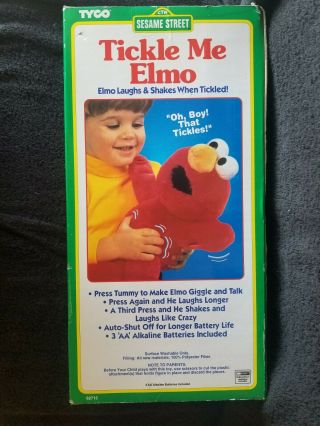 Tyco Tickle Me Elmo Doll 1996 Vintage Sesame Street 3