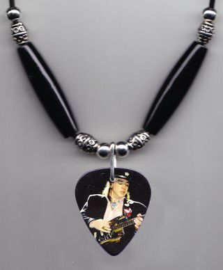 Stevie Ray Vaughan Srv Photo Guitar Pick Necklace