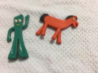 Vintage Toy Co Inc Gumby & Pokey Figures Small 2 - 3inch