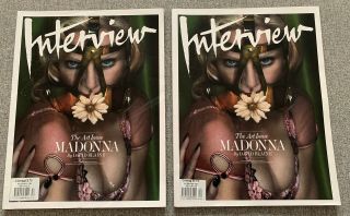 Madonna By David Blaine Interview Magazines X 2 - Usa 2014/2015 - Mert & Marcus