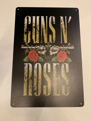 Guns N’ Roses Tin Sign Poster Vintage