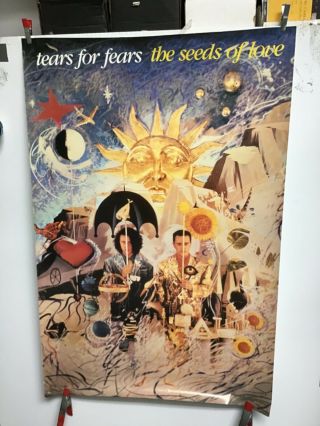 Tears For Fears 1989 Promo Poster “the Seeds Of Love“