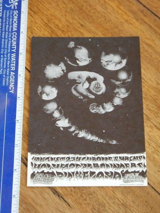 1968 Pink Floyd Family Dog Avalon Postcard Handbill Fd - 131,  Bob Schnepf Art