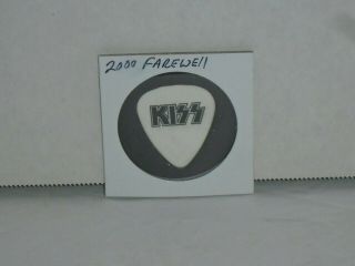 Kiss Ace Frehley 2000 Farewell Tour Guitar Pick - Black On White