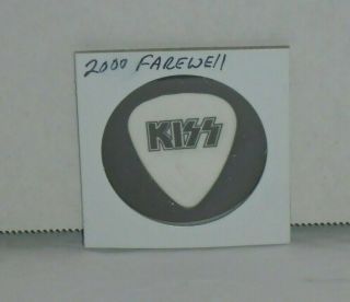 KISS ACE FREHLEY 2000 FAREWELL TOUR GUITAR PICK - BLACK ON WHITE 2