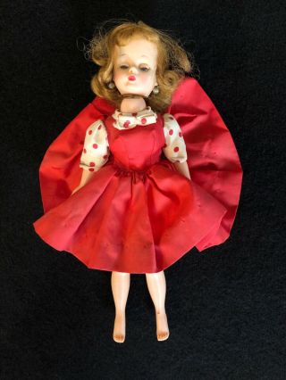 Madame Alexander Cissette Red Taffeta Dress with White Blouse and Red Polka Dots 2