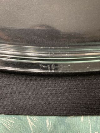 Pyrex Corning Ware Clear Glass Lid Only P - 10 - C Square Replacement Casserole Dish 3