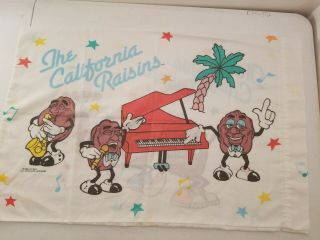 The California Raisins Vintage 1988 Pillowcase Applause Licensing