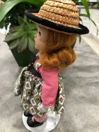 Vogue Ginny Miss Tiny 1956 doll dress 6044 Straight - leg walker 3