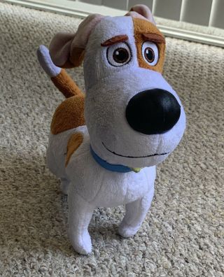 The Secret Life Of Pets 10 " Max Dog Plush Toy Factory Puppy White & Brown Pal
