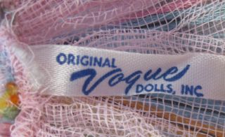 Vogue Ginny ' 53 Ballet doll OF complete Rainbow Ballerina.  blue script orig tag 3