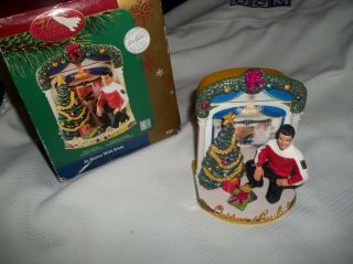 Carlton Cards Home With Elvis Christmas Ornament Plays Music