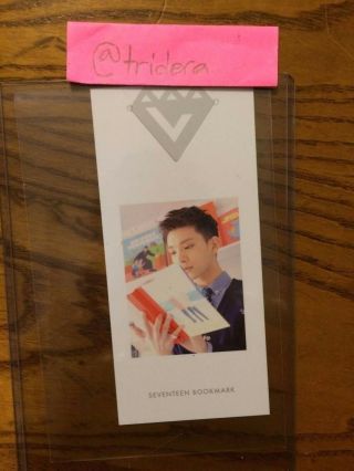Seventeen 1st Album Love & Letter Bookmark Joshua Kpop Top Loader Official