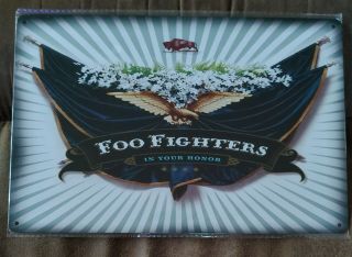 Foo Fighters Rock Band Poster Style Wall Sign