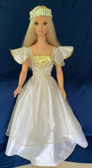 My Size Angel Barbie 1992 Mattel 38” Tall,