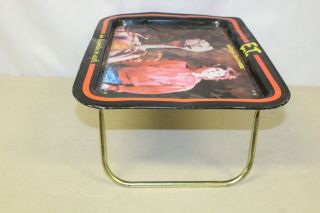 Vintage 1982 E.  T.  the extra - terrestrial TV Dinner Metal Folding Tray Plate 3