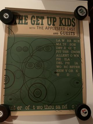 The Get Up Kids & Appleseed Cast Show Concert Poster Print