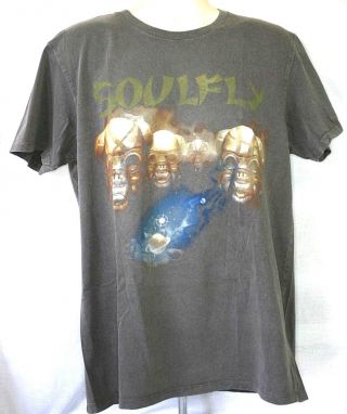 Soulfly - Omen - Official T - Shirt (m/l) Og Sepultura Max Cavalera