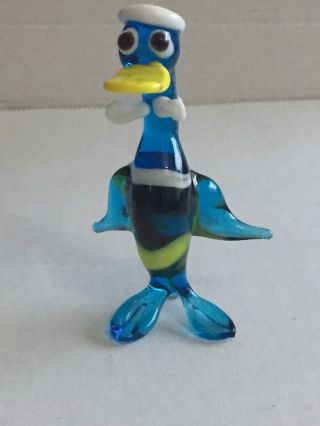 Murano Glass,  Pirelli,  Lauscha,  Bimini Glass:glass Donald Duck Bow Tie,  Ornament