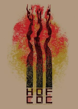High On Fire / Coc Santa Cruz 2012 Silkscreened Poster By Malleus