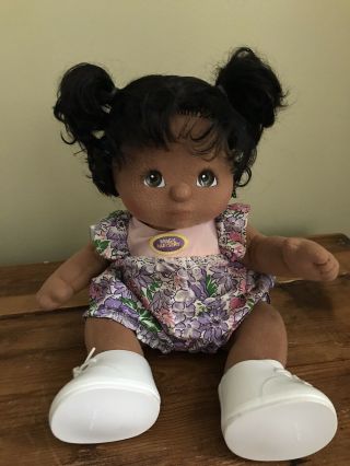 Vintage My Child Doll African American Girl Brown Eyes Soft Body Mattel