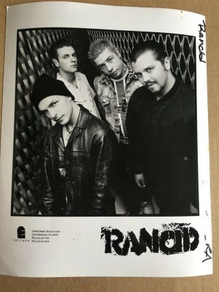 Rancid Press Photo 8x10,  Epitaph,  Tim Armstrong