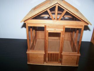 1:12 Dollhouse Miniature Ooak Wooden Shed Artisan Made