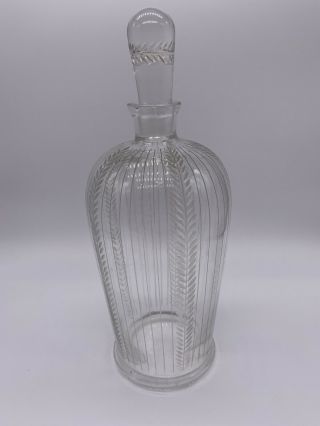Top Quality Antique Art Deco Cut Glass Perfume Bottle Scent Baccarat