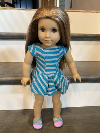 American Girl Mckenna Brooks Doll Of The Year 2012 Gymnastics Blonde Blue Eyes