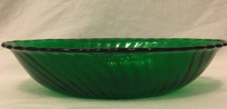 Vintage Emerald Green Glass Dish Bowl Oval Oblong Candy Nut Relish Collectible 3