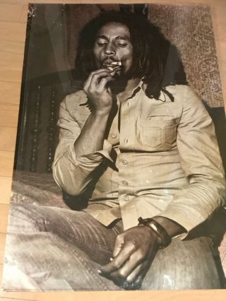 Robert Nesta Bob Marley Vintage 1996 Photo Poster 40x60 Ag20