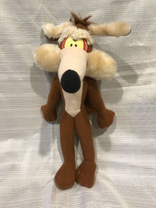 1995 Ace Warner Bros.  Looney Tunes Wile E Coyote 14” Plush Figure Stuffed Toy
