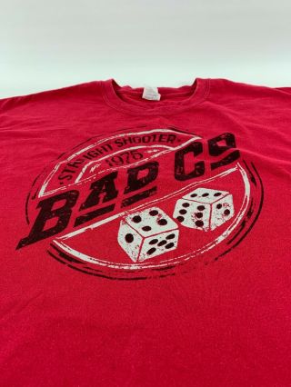 Bad Company - One Hell Of A Night 2016 Two Sided Concert Tour Shirt L/xl