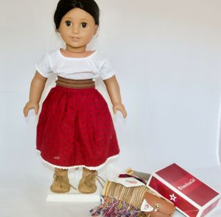Retired 1997 Pleasant Company American Girl Josefina Doll Meet Outfit