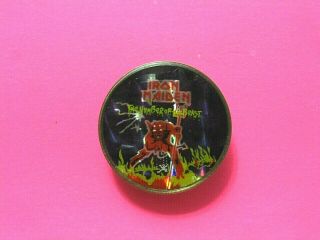 Iron Maiden Vintage Prismatic Crystal Pin Uk Import Button Badge