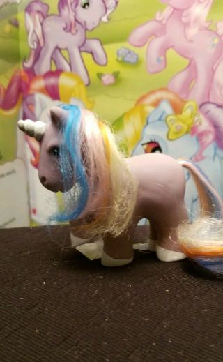 Remco G1 Vintage 80s My Little Pony Fakie Ponies Unicorn - Rare -