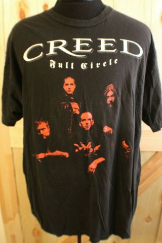Creed 2009 Full Circle Concert Tour T Shirt - Size Xl
