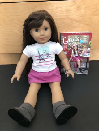 American Girl 2015 Grace Thomas Doll And Paperback Book