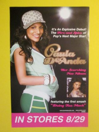 Paula Deanda Promo Poster 11 " X17 "