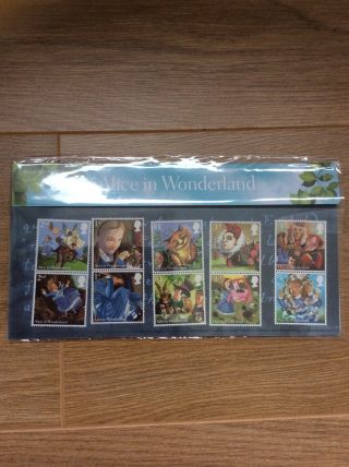 Alice In Wonderland 2015 Presentation Stamp Set Royal Mail Stamps
