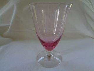 Vintage Tiffin Franciscan " Wistaria Pink " Footed Iced Tea - Stem 17477