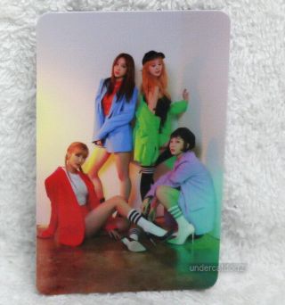 Exid Mini Album Vol.  3 Eclipse Taiwan Promo Photo Card (all Member Ver. )
